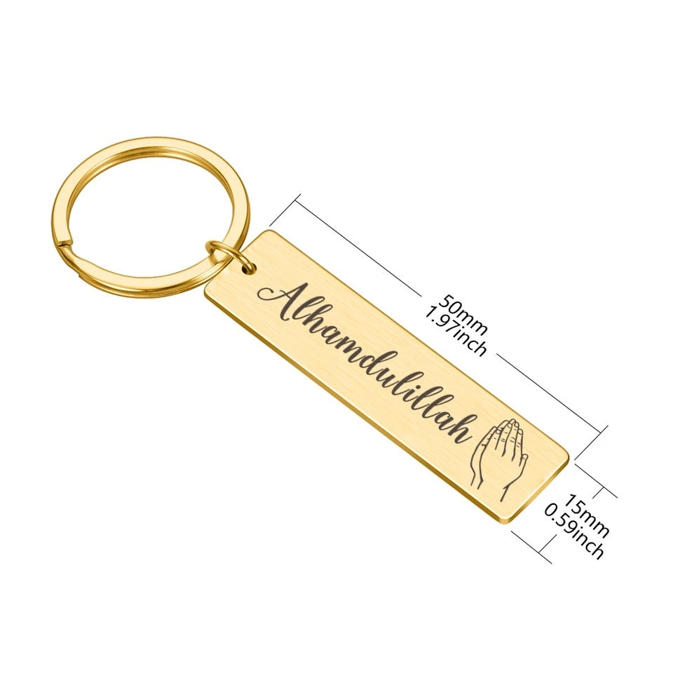 alhamdulillah keychain